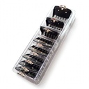 Behmont - IMP - Accesorios - Peines guia para maquina de corte - Magneticos - 1.5, 3, 4.5, 6, 10, 13, 19 y 25 mm - Negro (3)