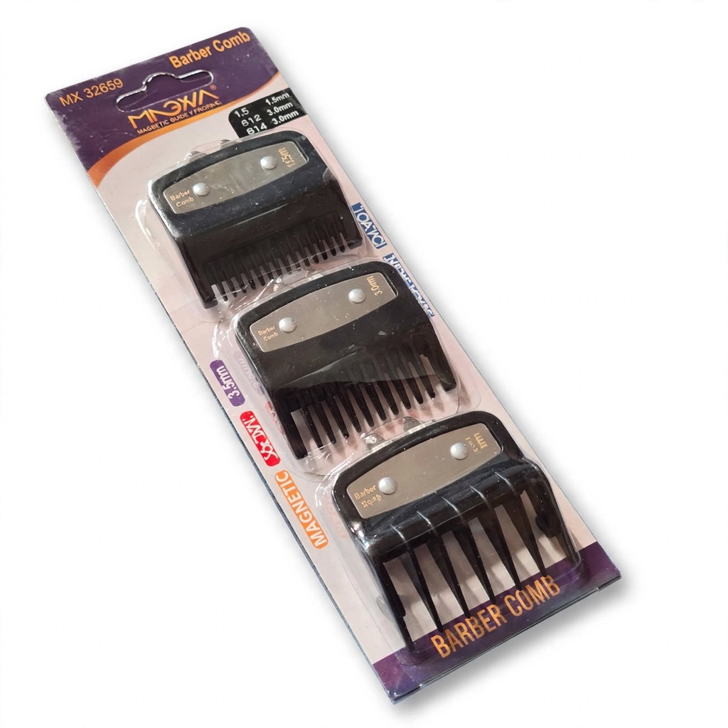 Behmont - IMP - Accesorios - Peines guia para maquina de corte - Magneticos - 1.5, 3 y 4.5 mm (2)