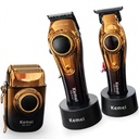 Behmont - IMP - Kemei - Kit clipper + trimmer + shaver inalambrico - Regulador RPM - Lubricante, cepillo de limpieza y base de carga (2)