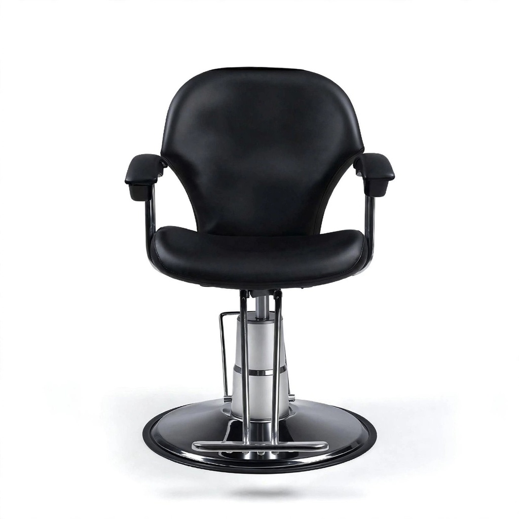 Behmont - IMP - Peluqueria - Sillon peluquero hidraulico Exclusive - C/reposapies - Negro (2)