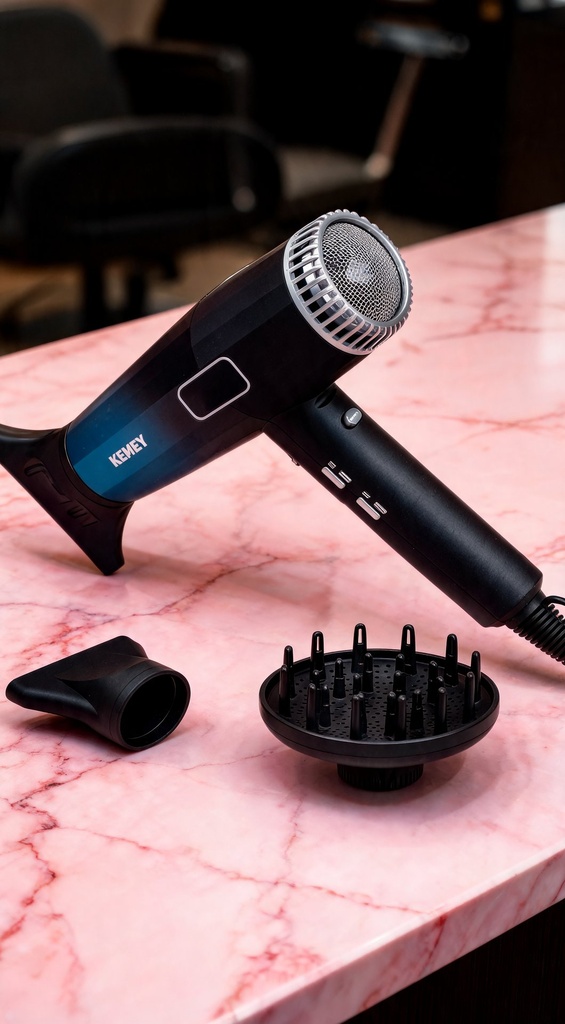 Behmont - IMP - Kemei - Secador de pelo 2000 W - Con difusor (9)