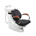 Behmont - IMP - Peluqueria - Lavacabeza de ceramica - C/griferia y ducha - Base fibra de vidrio - Apoyabrazos madera - Blanco (2)