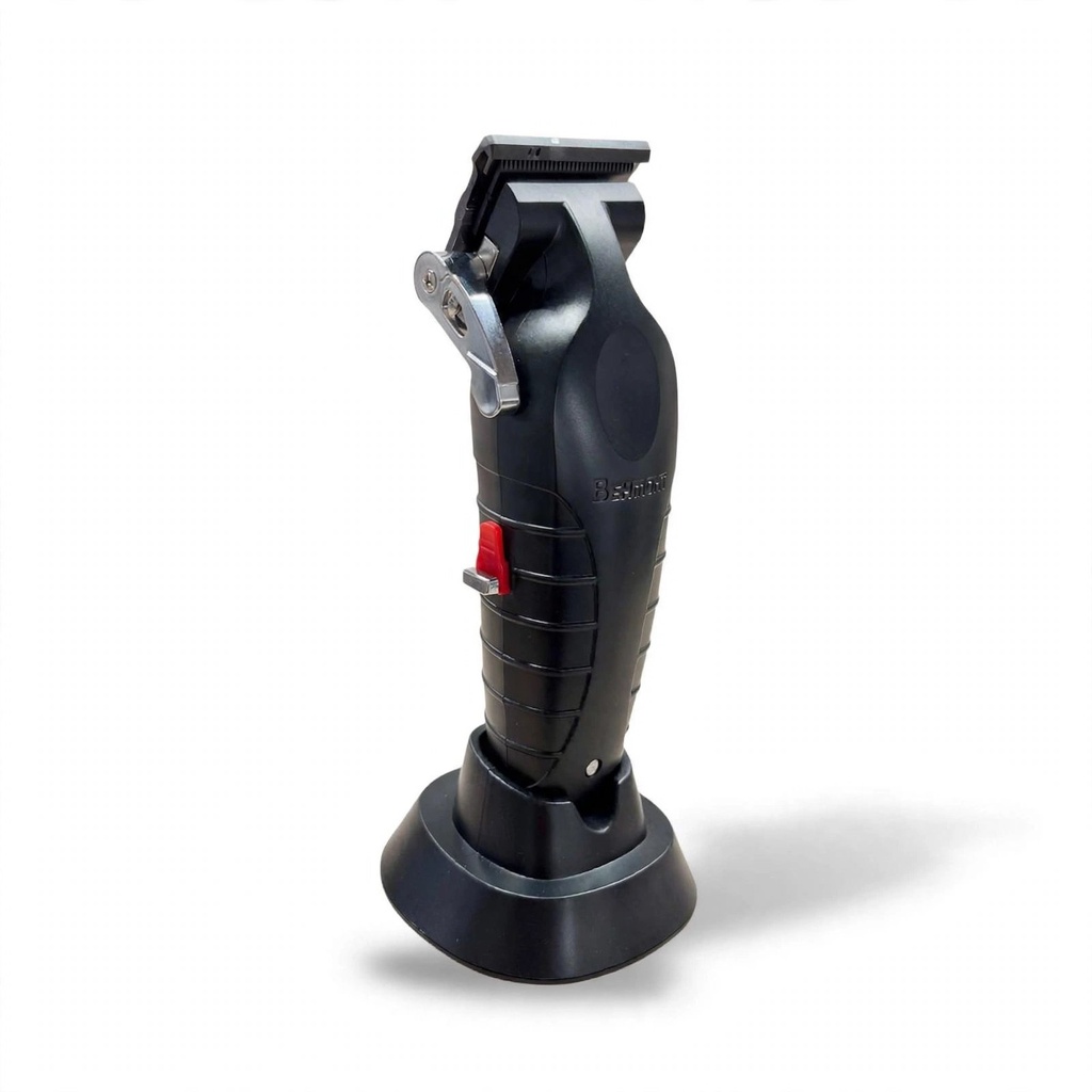 Behmont - IMP - Kemei - Clipper inalambrico - 8 posiciones - 3 a 25 mm - Lubricante, cepillo de limpieza, base de carga (3)