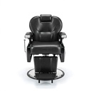 Behmont - IMP - Peluqueria - Sillon barbero hidraulico reclinable Volta - C/apoyacabeza y reposapies - Negro (3)