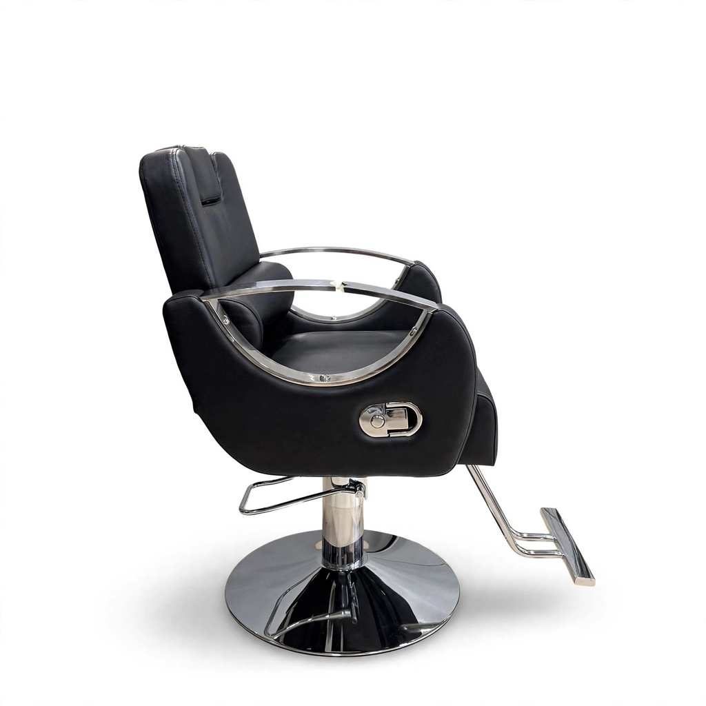 Behmont - IMP - Peluqueria - Sillon peluquero hidraulico Shy - C/reposapies - Negro (2)