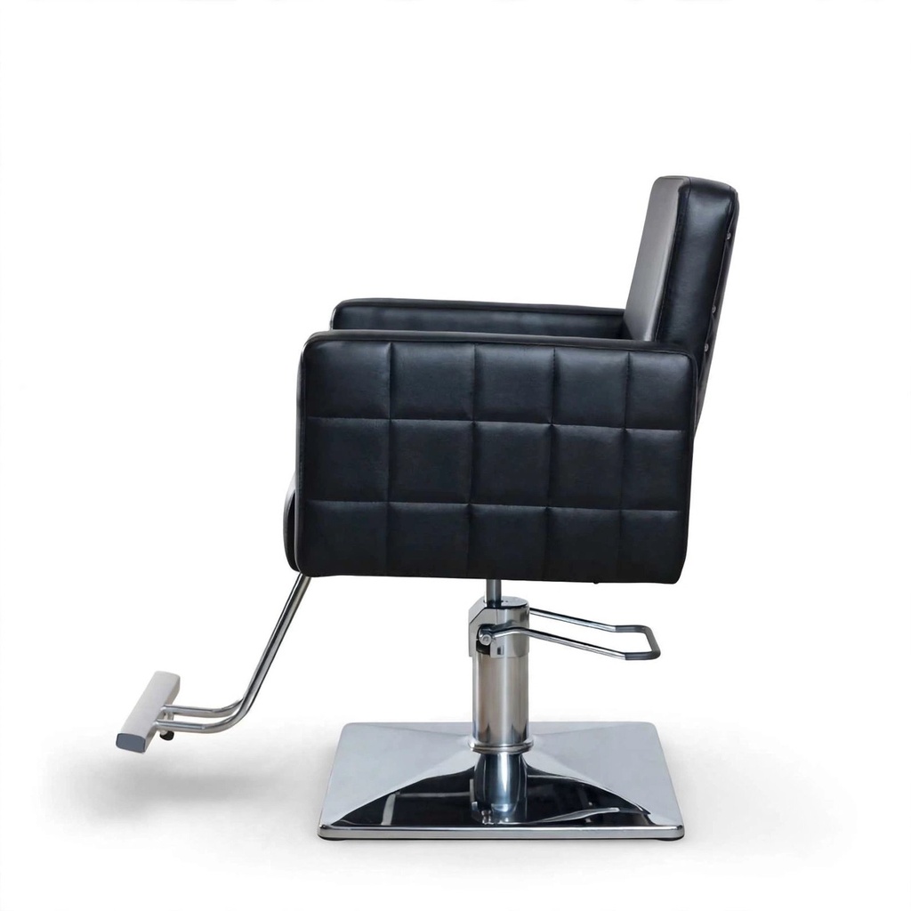 Behmont - IMP - Peluqueria - Sillon peluquero hidraulico Orbit - C/reposapies - Base cuadrada - Negro (2)