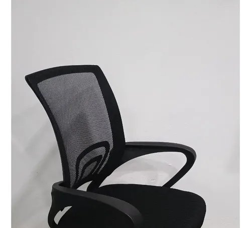 Behmont - IMP - Peluqueria - Silla de peluqueria fija Malmo - Tela mesh - Negro (2)