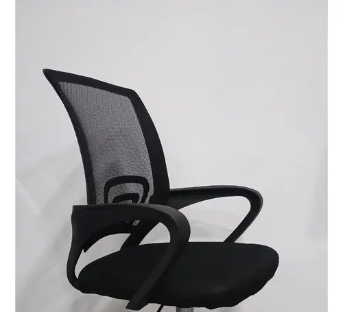 Behmont - IMP - Peluqueria - Silla de peluqueria fija Malmo - Tela mesh - Negro (4)