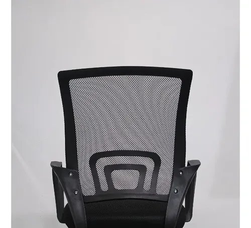 Behmont - IMP - Peluqueria - Silla de peluqueria fija Malmo - Tela mesh - Negro (6)