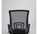 Behmont - IMP - Peluqueria - Silla de peluqueria fija Malmo - Tela mesh - Negro (6)