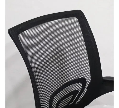 Behmont - IMP - Peluqueria - Silla de peluqueria fija Malmo - Tela mesh - Negro (7)