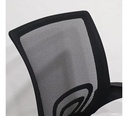 Behmont - IMP - Peluqueria - Silla de peluqueria fija Malmo - Tela mesh - Negro (7)
