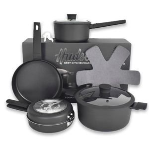 Brinox - Bateria de Cocina 7 Piezas Negro (3)
