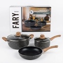 Brinox - Bateria de Cocina 7 Piezas Negro (4)