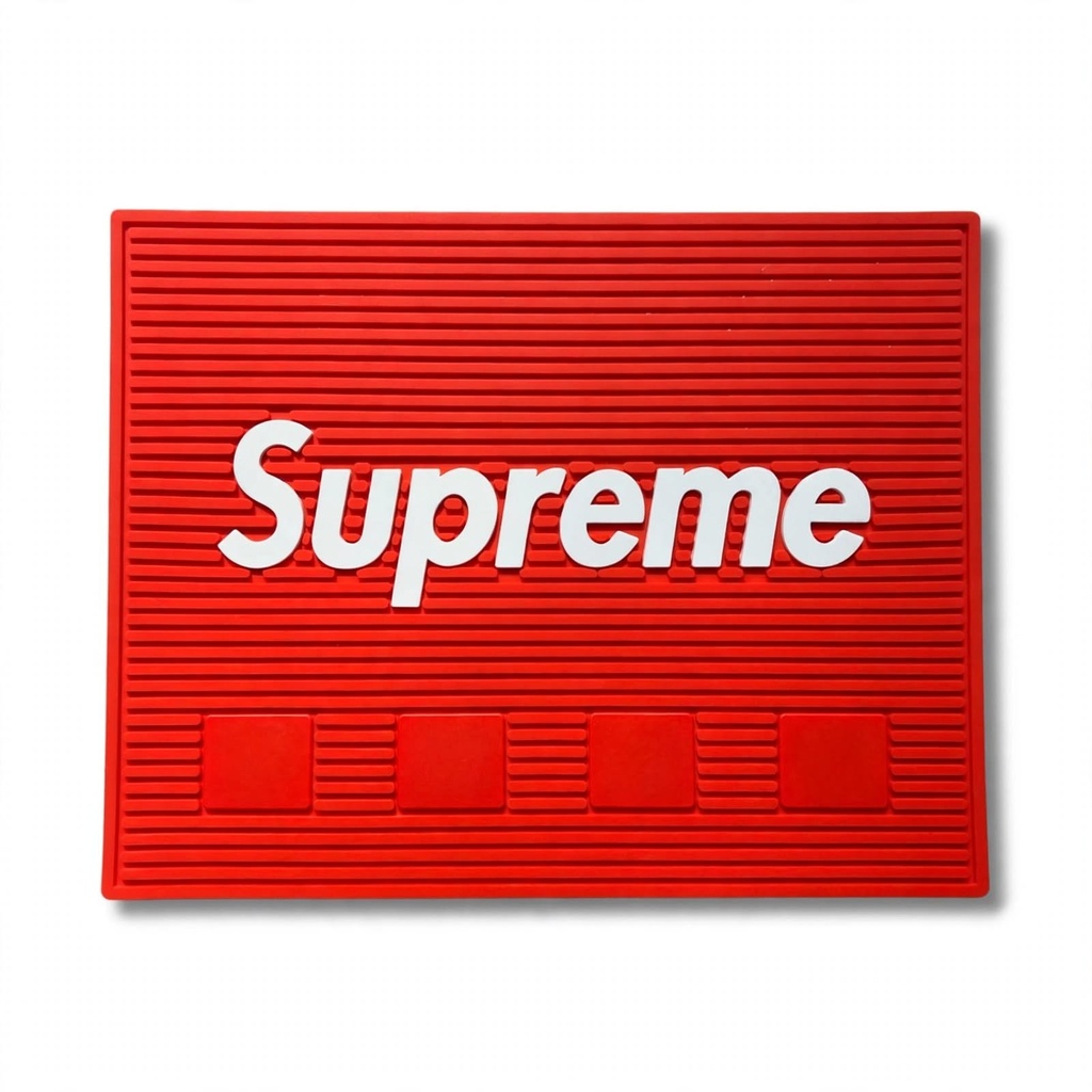 [25-YXH105] Behmont - IMP - Accesorios - Alfombra antideslizante barberia Supreme - Cuadrados imantados