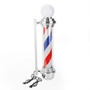 Behmont - IMP - Accesorios - Cartel giratorio barberia Clipes - LED - C/bola superior - 88 x 23 cm