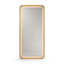 Behmont - IMP - Decoracion - Espejo con iluminacion LED rectangular - Con marco dorado - 170 x 70