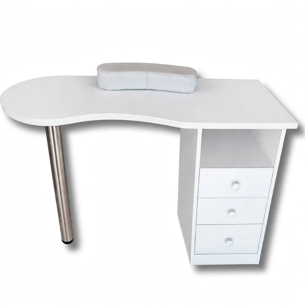 [MT-189/3015] Behmont - IMP - Estetica - Mesa para manicura - Melamina - Blanco