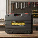 Behmont - IMP - Herramientas - Kit Atornillador, Taladro Percutor y Amoladora Inalambricos - C/2 baterias de 1500 mAh