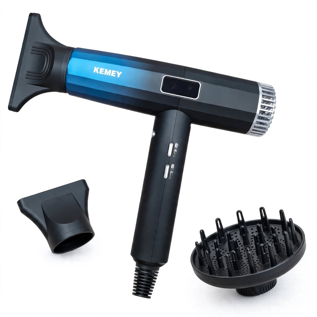 [DCF-KM-6906] Behmont - IMP - Kemei - Secador de pelo 2000 W - Con difusor