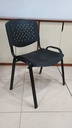 Behmont - IMP - Oficina - Silla fija apilable Steglitz - PVC - Negro