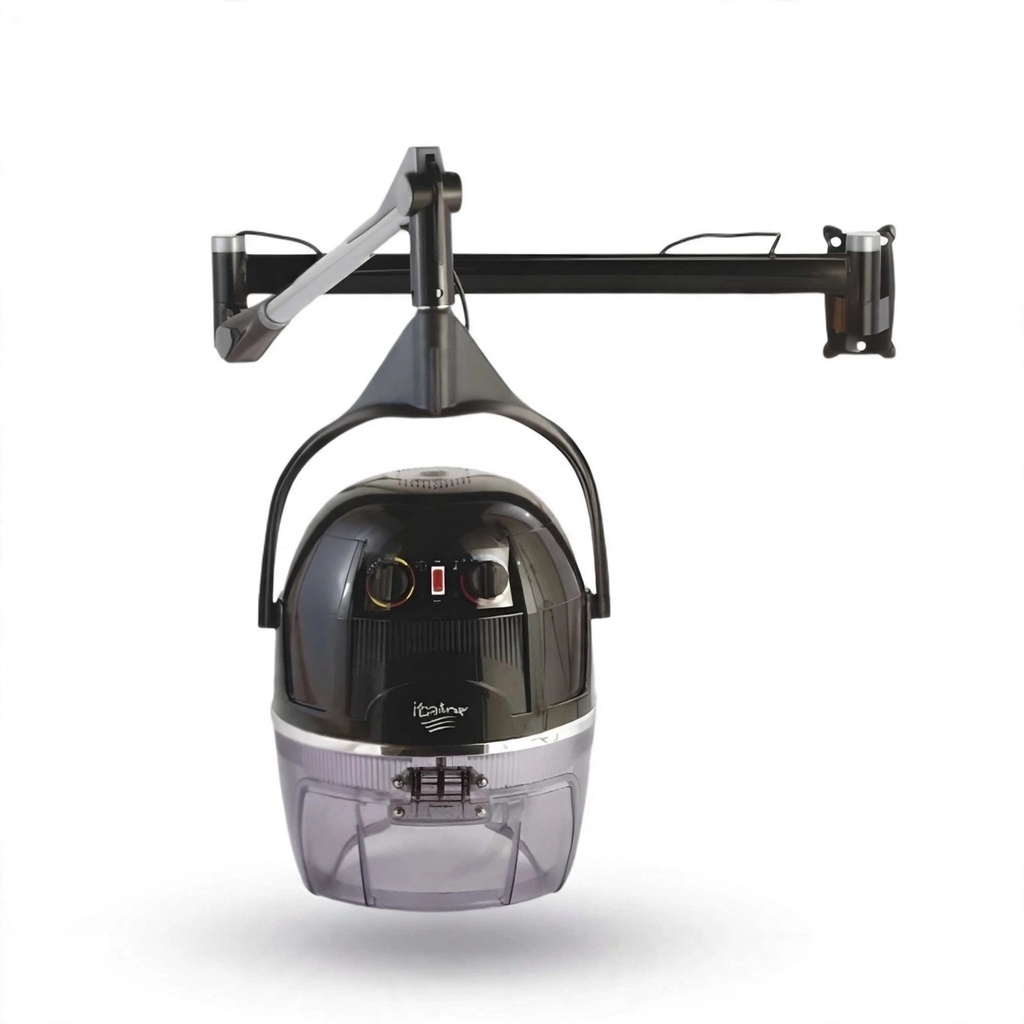 [XFJ-01A] Behmont - IMP - Peluqueria - Secador casco de pared - Estructura plegable