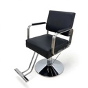 Behmont - IMP - Peluqueria - Sillon peluquero hidraulico Nexus - C/reposapies - Cromado - Negro