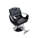 Behmont - IMP - Peluqueria - Sillon peluquero hidraulico reclinable Pulse - C/reposapies - Negro