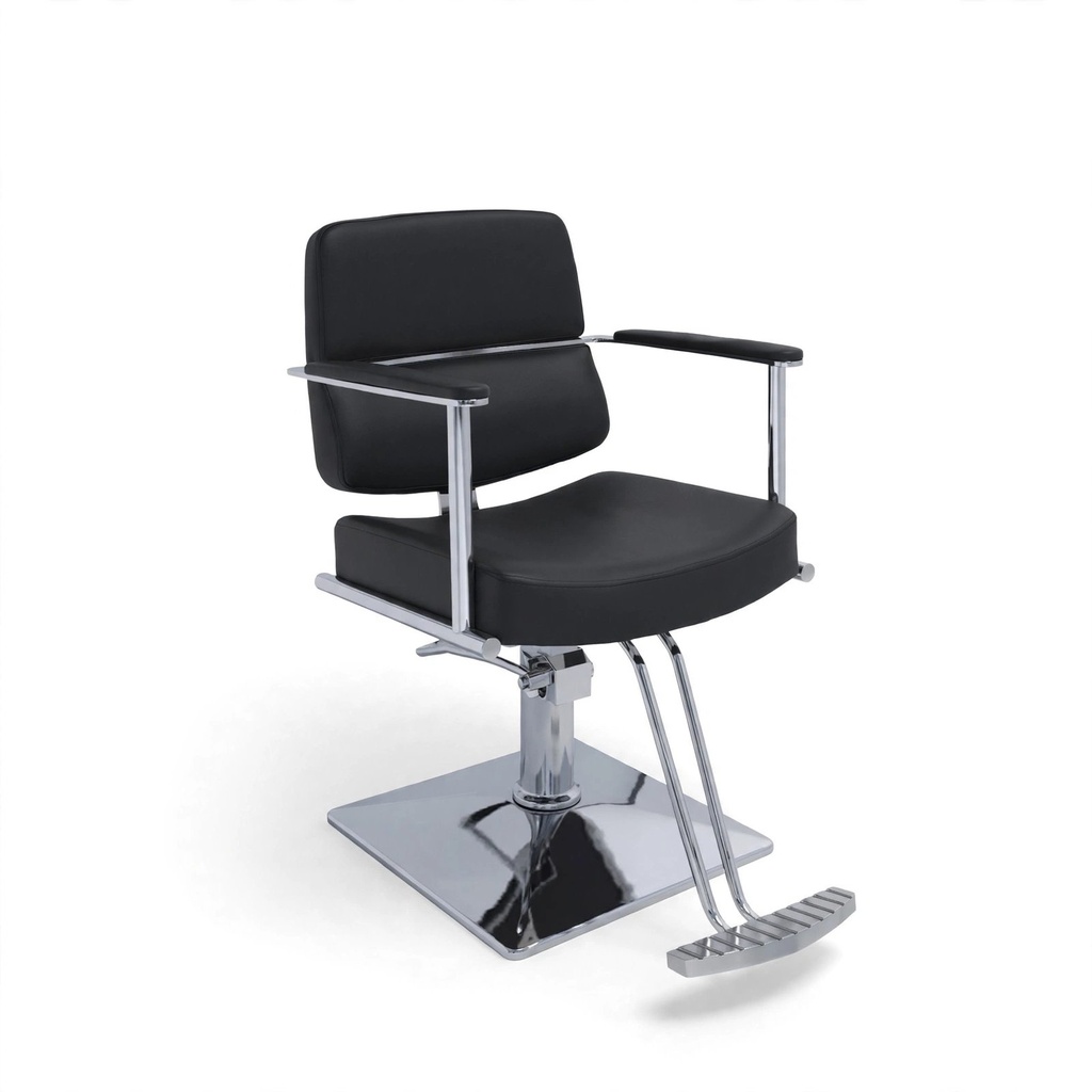 [BX-3112] Behmont - IMP - Peluqueria - Sillon peluquero hidraulico Zenit - C/reposapies - Negro
