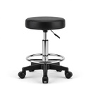 Behmont - IMP - Peluqueria - Taburete giratorio con ruedas - Negro