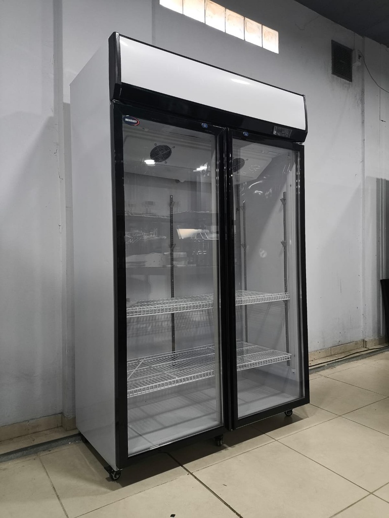 [FC-850-12] Behmont - IMP - Refrigeración - Exhibidora vertical 850 L - 2 puertas - Con cenefa - 8 estantes