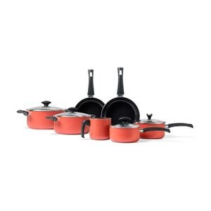 [7896502842735] Brinox - Bateria de Cocina 7 Piezas Negro