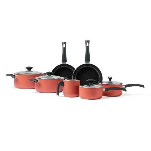 [7896502842889] Brinox - Bateria de Cocina 7 Piezas Terracota