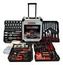 Kanji - Kit de herramientas 499 piezas - Con valija y atornillador eléctrico